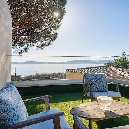 3 Avec Jardin Face A La Golfe De Saint Tropez *